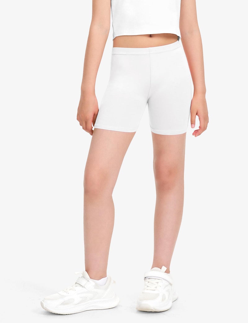 BOOPH Girls Dance Shorts Bike Short for Underdress 5-7 Years Multicolor 5 Pack - Image 2